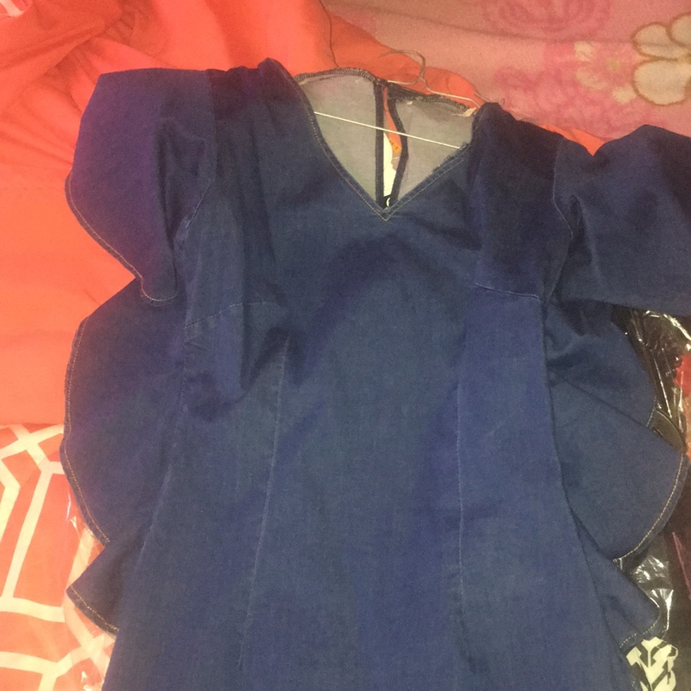 denim dress